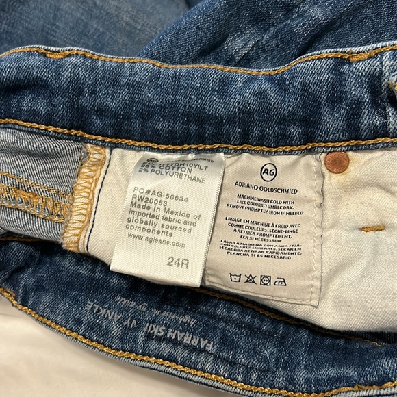 EUC AG Adriano Goldschmied Farrah Skinny Ankle Jeans - Picture 6 of 6